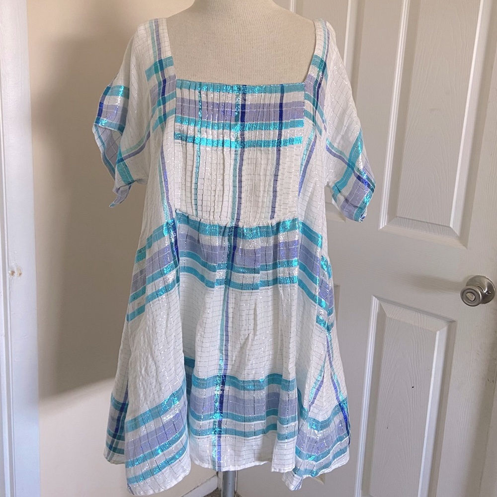 Free People | Pleated Linen Tunic